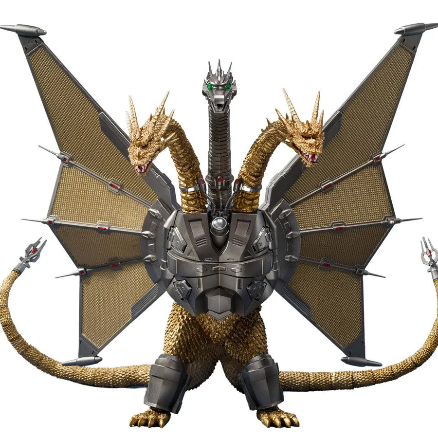Gojira vs. King Ghidorah - Mecha King Ghidorah - S.H.MonsterArts - Shinjuku Decisive Battle Special Set (Bandai Spirits) [Shop Exclusive]ㅤ – Bandai Spirits – ActionFigureBrasil