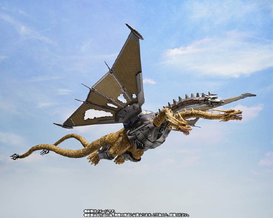 Gojira vs. King Ghidorah - Mecha King Ghidorah - S.H.MonsterArts - Shinjuku Decisive Battle Special Set (Bandai Spirits) [Shop Exclusive]ㅤ – Bandai Spirits – ActionFigureBrasil