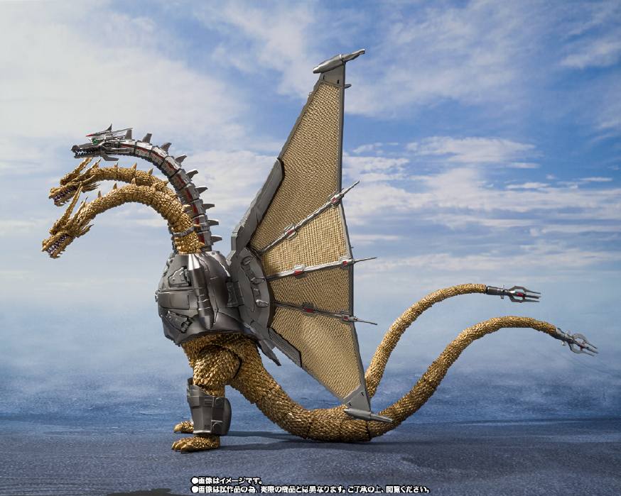 Gojira vs. King Ghidorah - Mecha King Ghidorah - S.H.MonsterArts - Shinjuku Decisive Battle Special Set (Bandai Spirits) [Shop Exclusive]ㅤ – Bandai Spirits – ActionFigureBrasil