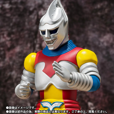 Gojira vs. Megalon - Jet Jaguar - S.H.MonsterArts - 1973 (Bandai Spirits) [Shop Exclusive]ㅤ – Bandai Spirits – ActionFigureBrasil — ângulo diferente