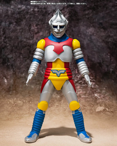 Gojira vs. Megalon - Jet Jaguar - S.H.MonsterArts - 1973 (Bandai Spirits) [Shop Exclusive]ㅤ – Bandai Spirits – ActionFigureBrasil — ambientada