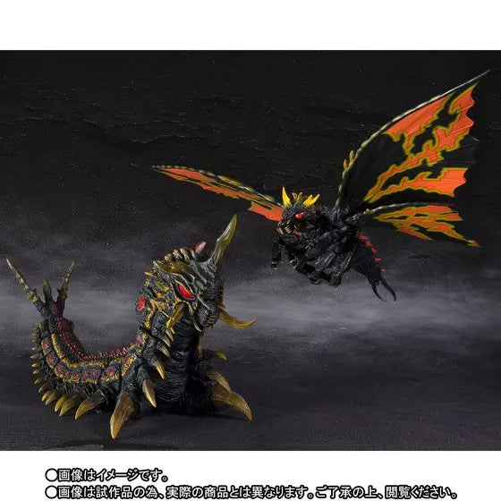 Gojira vs. Mothra - Battra - Battra Larvae - S.H.MonsterArts - Special Color ver.ㅤ – Bandai – ActionFigureBrasil