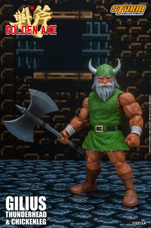 Golden Axe Action Figure Gilius Thunderhead & Chicken Leg Setㅤ – Storm Collectibles – ActionFigureBrasil