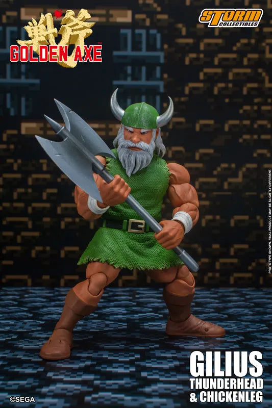 Golden Axe Action Figure Gilius Thunderhead & Chicken Leg Setㅤ – Storm Collectibles – ActionFigureBrasil