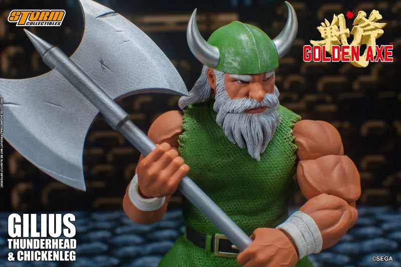 Golden Axe Action Figure Gilius Thunderhead & Chicken Leg Setㅤ – Storm Collectibles – ActionFigureBrasil