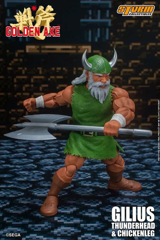 Golden Axe Action Figure Gilius Thunderhead & Chicken Leg Setㅤ – Storm Collectibles – ActionFigureBrasil