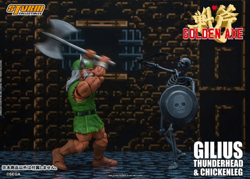 Golden Axe Action Figure Gilius Thunderhead & Chicken Leg Setㅤ – Storm Collectibles – ActionFigureBrasil