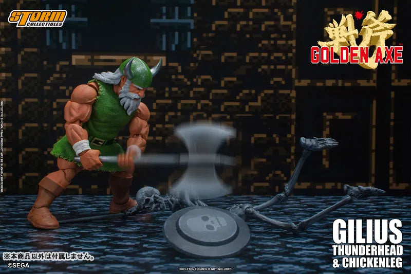 Golden Axe Action Figure Gilius Thunderhead & Chicken Leg Setㅤ – Storm Collectibles – ActionFigureBrasil