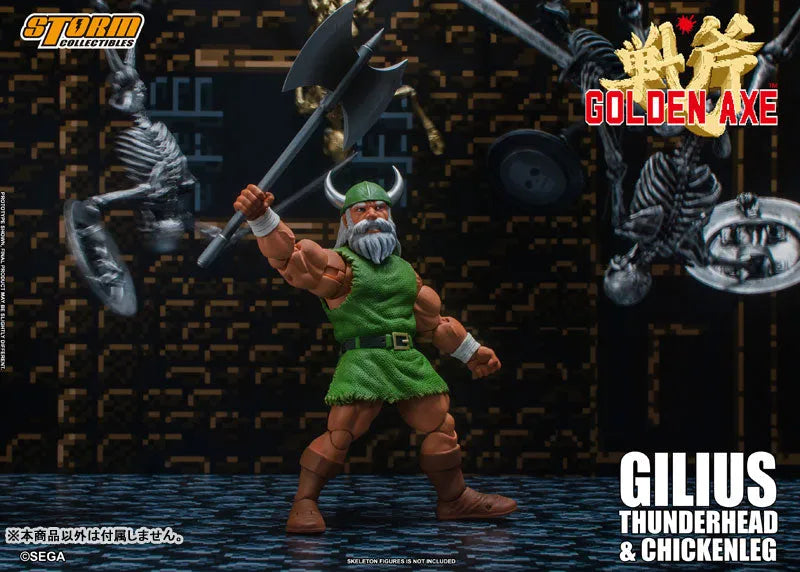 Golden Axe Action Figure Gilius Thunderhead & Chicken Leg Setㅤ – Storm Collectibles – ActionFigureBrasil