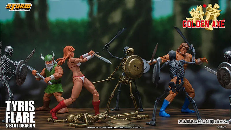 Golden Axe Action Figure Tyris Flare & Blue Dragon Setㅤ – Storm Collectibles – ActionFigureBrasil