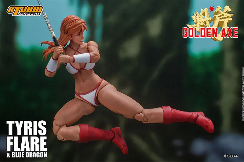 Golden Axe Action Figure Tyris Flare & Blue Dragon Setㅤ – Storm Collectibles – ActionFigureBrasil