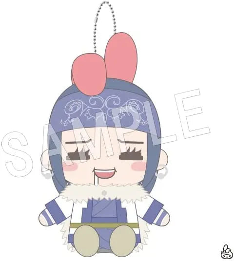 Golden Kamuy - Sanrio Characters - Asirpa - Golden Kamuy x Sanrio Characters - Osuwari Nuigurumi Mascot - Plush Mascot - My Melody (Chugai Mining)ㅤ – Chugai Mining – ActionFigureBrasil