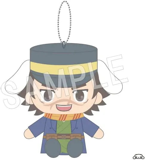 Golden Kamuy - Sanrio Characters - Sugimoto Saichi - Golden Kamuy x Sanrio Characters - Osuwari Nuigurumi Mascot - Plush Mascot - Cinnamoroll (Chugai Mining)ㅤ – Chugai Mining – ActionFigureBrasil