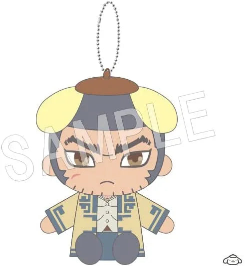Golden Kamuy - Sanrio Characters - Tanigaki Genjirou - Golden Kamuy x Sanrio Characters - Osuwari Nuigurumi Mascot - Plush Mascot - Pom Pom Purin (Chugai Mining)ㅤ – Chugai Mining – ActionFigureBrasil
