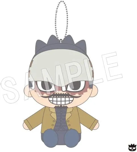 Golden Kamuy - Sanrio Characters - Tsurumi Tokushirou - Golden Kamuy x Sanrio Characters - Osuwari Nuigurumi Mascot - Plush Mascot - Badtz-Maru (Chugai Mining)ㅤ – Chugai Mining – ActionFigureBrasil