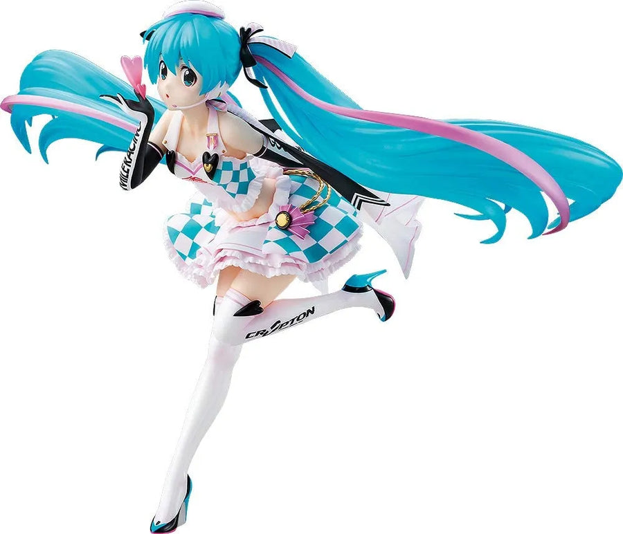 GOOD SMILE Racing - Hatsune Miku - 1/7 - Racing 2019 Ver., Side Key Visual (Shine)ㅤ – Shine – ActionFigureBrasil