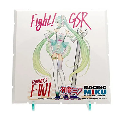 GOOD SMILE Racing - Hatsune Miku - Dioramansion 150 - Dioramansion 150: Racing Miku Pit 2017 Optional Panels - Rd.2 FUJI - Racing 2017 ver. (Good Smile Company, PLM)ㅤ – PLUM – ActionFigureBrasil — detalhe do produto