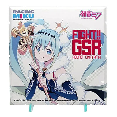 GOOD SMILE Racing - Hatsune Miku - Dioramansion 150 - Dioramansion 150: Racing Miku Pit 2018 Optional Panels - Rd. 1 Okayama - Racing 2018 ver. (Good Smile Company, PLM)ㅤ – PLUM – ActionFigureBrasil — close