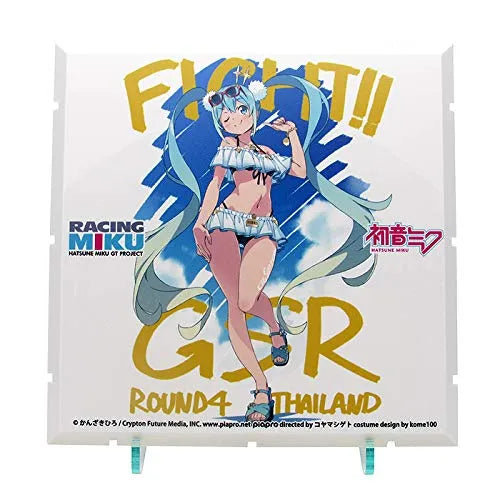 GOOD SMILE Racing - Hatsune Miku - Dioramansion 150 - Dioramansion 150: Racing Miku Pit 2018 Optional Panels - Rd.4 THAILAND - Racing 2018 ver., (Good Smile Company, PLM)ㅤ – PLUM – ActionFigureBrasil