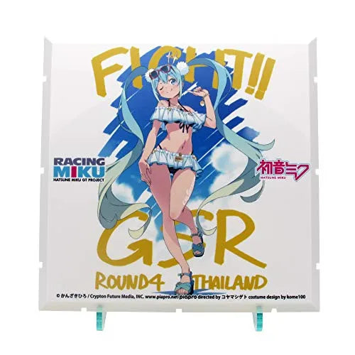 GOOD SMILE Racing - Hatsune Miku - Dioramansion 150 - Dioramansion 150: Racing Miku Pit 2018 Optional Panels - Rd.4 THAILAND - Racing 2018 ver., (Good Smile Company, PLM)ㅤ – PLUM – ActionFigureBrasil