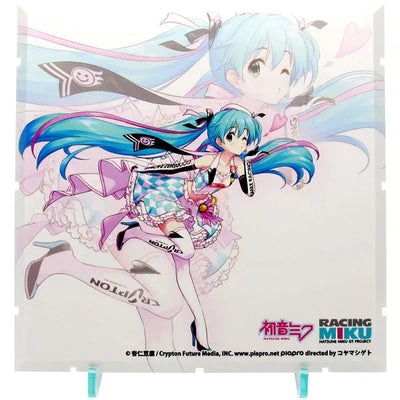 GOOD SMILE Racing - Hatsune Miku - Dioramansion 150 - Dioramansion 150: Racing Miku Pit 2019 Optional Panels - Key Visual 2 (Good Smile Company, PLM)ㅤ – PLUM – ActionFigureBrasil