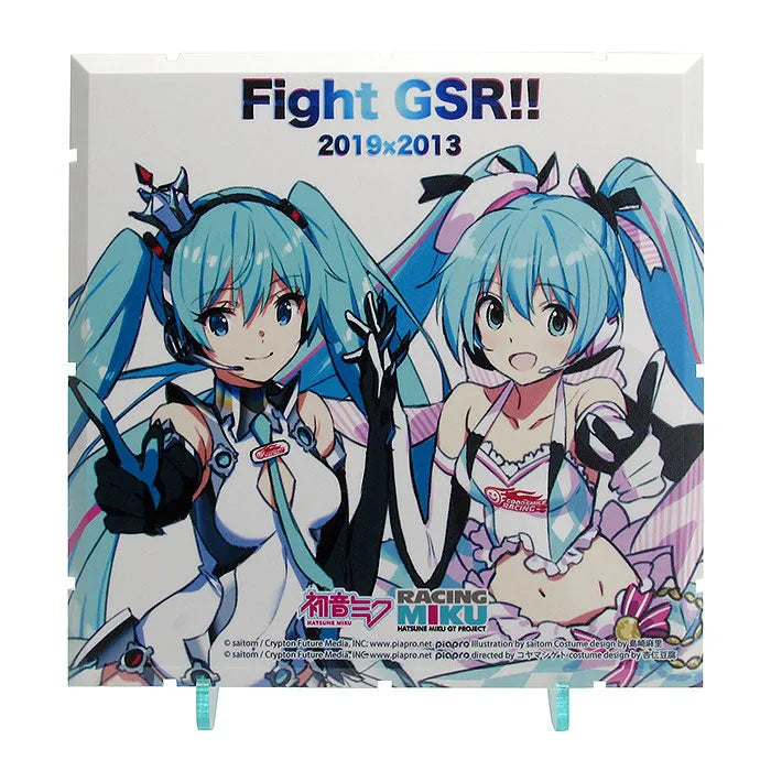 GOOD SMILE Racing - Hatsune Miku - Dioramansion 150 - Dioramansion 150: Racing Miku Pit 2019 Optional Panels - Racing 2019 ver., Racing 2013 ver., Rd. 2 FUJI (Good Smile Company, PLM)ㅤ – PLUM – ActionFigureBrasil