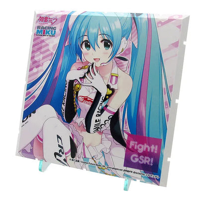 GOOD SMILE Racing - Hatsune Miku - Dioramansion 150 - Dioramansion 150: Racing Miku Pit 2019 Optional Panels - Racing 2019 ver., Rd.1 Okayama (Good Smile Company, PLM)ㅤ – PLUM – ActionFigureBrasil — ângulo diferente
