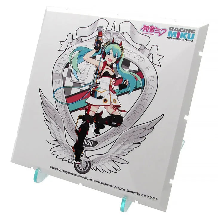 GOOD SMILE Racing - Hatsune Miku - Dioramansion 150 - Dioramansion 150: Racing Miku Pit 2020 Optional Panel - Racing 2020 Ver., Key Visual F (Good Smile Company, PLM)ㅤ – PLUM – ActionFigureBrasil