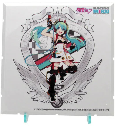 GOOD SMILE Racing - Hatsune Miku - Dioramansion 150 - Dioramansion 150: Racing Miku Pit 2020 Optional Panel - Racing 2020 Ver., Key Visual F (Good Smile Company, PLM)ㅤ – PLUM – ActionFigureBrasil