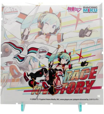 GOOD SMILE Racing - Hatsune Miku - Dioramansion 150 - Dioramansion 150: Racing Miku Pit 2020 Optional Panel - Racing 2020 Ver., Key Visual R (Good Smile Company, PLM)ㅤ – PLUM – ActionFigureBrasil