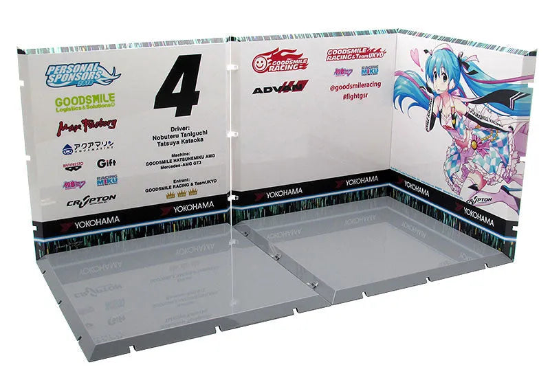 GOOD SMILE Racing - Hatsune Miku - Dioramansion 150 - Racing 2019 Ver., Pit A (Good Smile Company, PLM)ㅤ – PLUM – ActionFigureBrasil