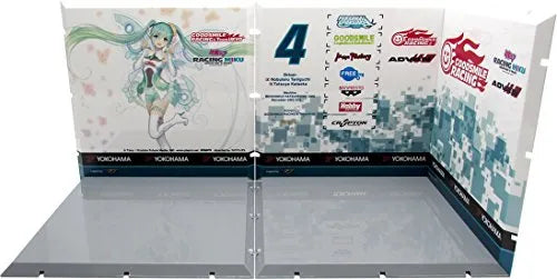 GOOD SMILE Racing - Hatsune Miku - Dioramansion 150 - Racing Miku 2017 Pit C - Racing 2017 ver. (Good Smile Company, PLM)ㅤ – PLUM – ActionFigureBrasil