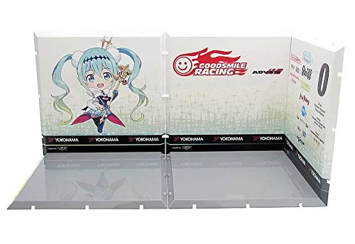 GOOD SMILE Racing - Hatsune Miku - Dioramansion 150 - Racing Miku 2018 Pit E - Racing 2018 ver. (Good Smile Company, PLM)ㅤ – PLUM – ActionFigureBrasil