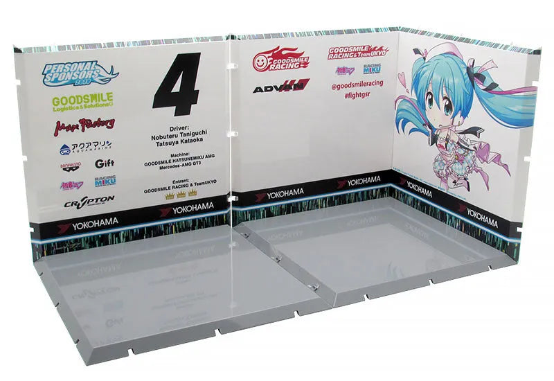 GOOD SMILE Racing - Hatsune Miku - Dioramansion 150 - Racing Miku 2019 Pit D - Racing 2019 ver. (Good Smile Company, PLM)ㅤ – PLUM – ActionFigureBrasil