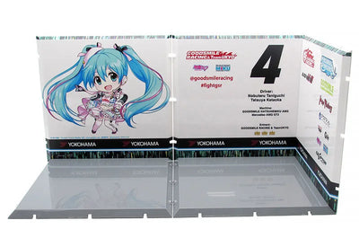 GOOD SMILE Racing - Hatsune Miku - Dioramansion 150 - Racing Miku 2019 Pit E - Racing 2019 ver. (Good Smile Company, PLM)ㅤ – PLUM – ActionFigureBrasil — ângulo diferente