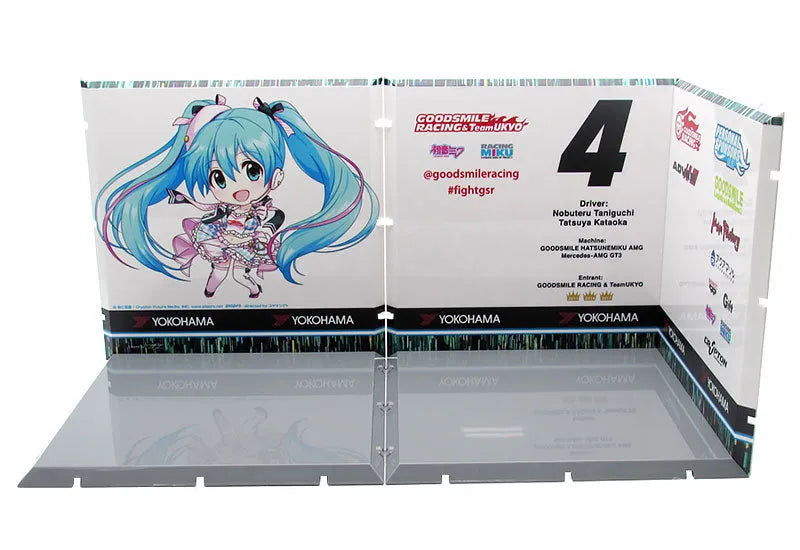 GOOD SMILE Racing - Hatsune Miku - Dioramansion 150 - Racing Miku 2019 Pit E - Racing 2019 ver. (Good Smile Company, PLM)ㅤ – PLUM – ActionFigureBrasil