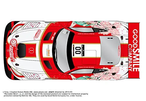 GOOD SMILE Racing - Hatsune Miku - Itasha - 1/32 - AMG 2017 SPA24H Ver. (GOOD SMILE Racing)ㅤ – Good Smile Racing – ActionFigureBrasil