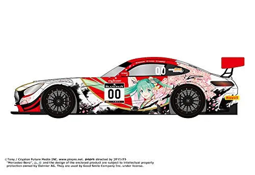 GOOD SMILE Racing - Hatsune Miku - Itasha - 1/32 - AMG 2017 SPA24H Ver. (GOOD SMILE Racing)ㅤ – Good Smile Racing – ActionFigureBrasil