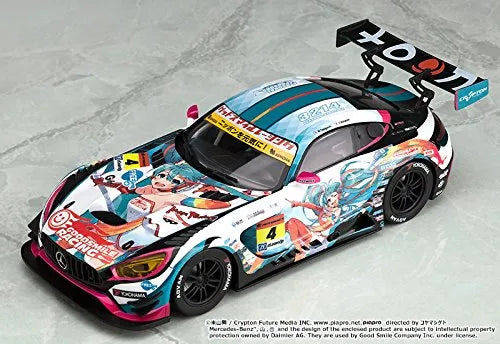 GOOD SMILE Racing - Hatsune Miku - Itasha - 1/32 - Mercedes-Benz AMG GT3 - 2016 Season Opening Version (Good Smile Company)ㅤ – Good Smile Company – ActionFigureBrasil