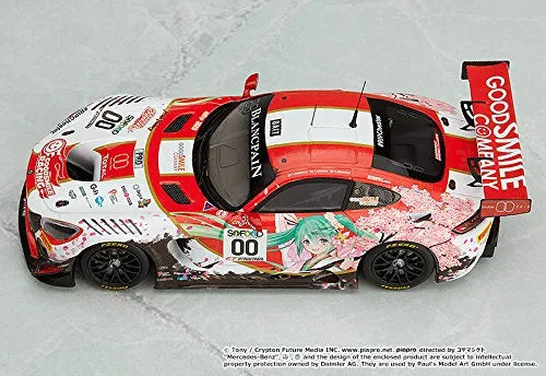 GOOD SMILE Racing - Hatsune Miku - Itasha - 1/43 - AMG: 2017 SPA24H Ver. (GOOD SMILE Racing)ㅤ – Good Smile Racing – ActionFigureBrasil