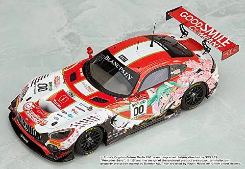 GOOD SMILE Racing - Hatsune Miku - Itasha - 1/43 - AMG: 2017 SPA24H Ver. (GOOD SMILE Racing)ㅤ – Good Smile Racing – ActionFigureBrasil