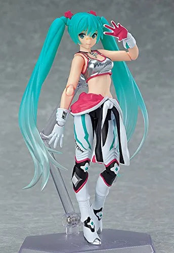 GOOD SMILE Racing - Vocaloid - Hatsune Miku - Figma #233 - EV MIRAI ver., Racing 2013 (Max Factory)ㅤ – Max Factory – ActionFigureBrasil