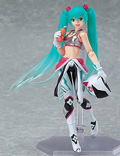 GOOD SMILE Racing - Vocaloid - Hatsune Miku - Figma #233 - EV MIRAI ver., Racing 2013 (Max Factory)ㅤ – Max Factory – ActionFigureBrasil