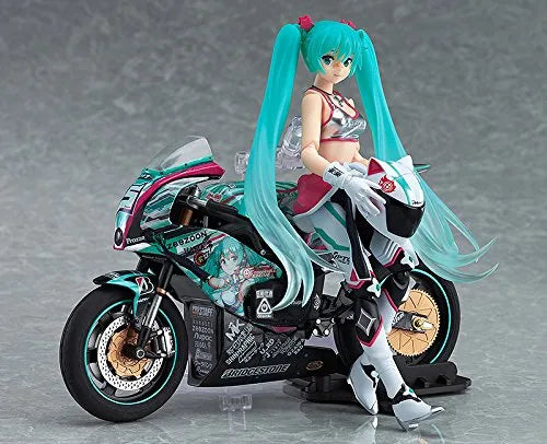GOOD SMILE Racing - Vocaloid - Hatsune Miku - Figma #233 - EV MIRAI ver., Racing 2013 (Max Factory)ㅤ – Max Factory – ActionFigureBrasil