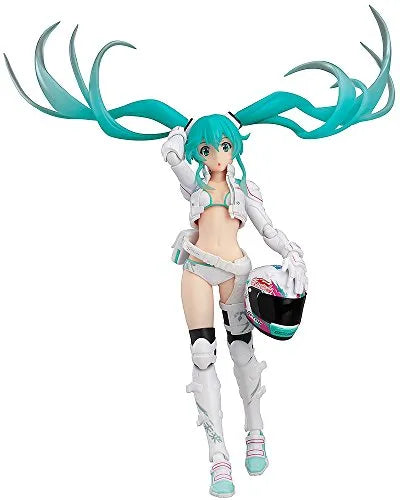 GOOD SMILE Racing - Vocaloid - Hatsune Miku - Figma #250 - EV Mirai ver., Racing 2014 (Max Factory)ㅤ – Max Factory – ActionFigureBrasil