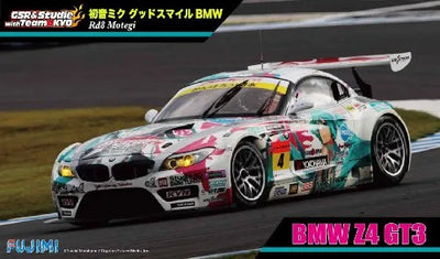 GOOD SMILE Racing - Vocaloid - Hatsune Miku - Itasha - 2011 Hatsune Miku GOOD SMILE Racing BMW Z4 GT3 - 1/24 - BMW Z4 GT3 - Round 8 (Motegi) (Fujimi)ㅤ – Fujimi – ActionFigureBrasil — ângulo diferente