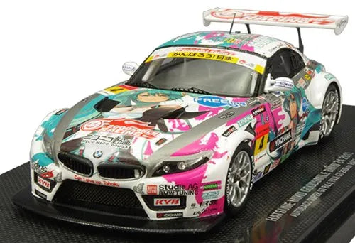 GOOD SMILE Racing - Vocaloid - Hatsune Miku - Itasha - BMW Z4 2011 - 1/43 - Racing 2011 FUJI Champion Ver. (Good Smile Company)ㅤ – Good Smile Company – ActionFigureBrasil
