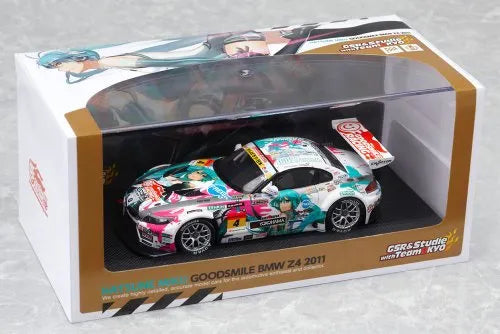 GOOD SMILE Racing - Vocaloid - Hatsune Miku - Itasha - BMW Z4 2011 - 1/43 - Racing 2011 FUJI Champion Ver. (Good Smile Company)ㅤ – Good Smile Company – ActionFigureBrasil