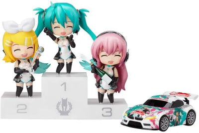 GOOD SMILE Racing - Vocaloid - Hatsune Miku - Nendoroid Petit - Racing 2011 - Setㅤ – Good Smile Company – ActionFigureBrasil