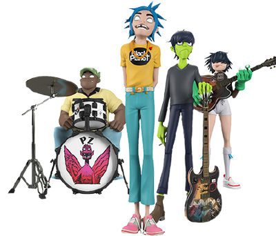 Gorillaz Song Machine Band Full Set – Superplastic – ActionFigure Brasil — detalhe do produto